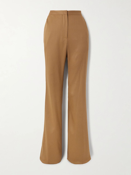  Altuzarra Altuzarra - Sonny Stretch-wool Flared Pants - Tan 