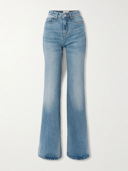  Ami Paris Ami Paris - High-rise Flared Jeans - Mid Denim 
