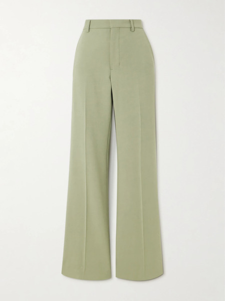  Ami Paris Ami Paris - Twill Flared Pants - Green 
