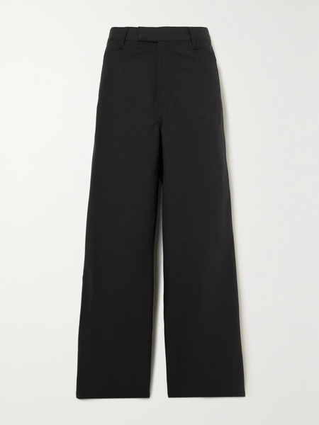  Amiri Amiri - Cotton-canvas Wide-leg Pants - Black 