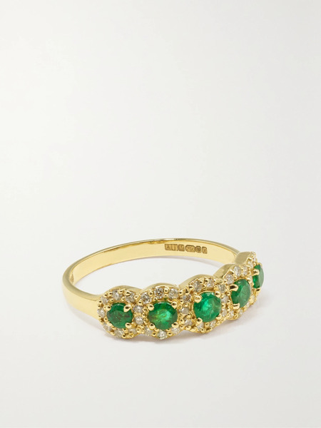  Amrapali London Amrapali London - 18-karat Gold, Emerald And Diamond Ring - 7 