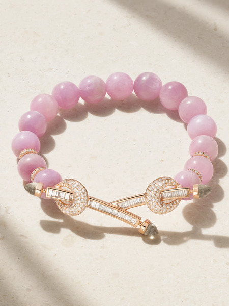  Ananya Ananya - Chakra 18-karat Rose Gold Multi-stone Bracelet - 16 
