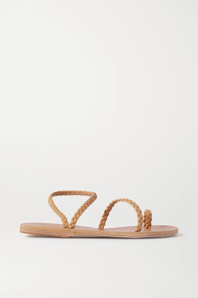  Ancient Greek Sandals Ancient Greek Sandals - Eleftheria Braided Leather Sandals - Neutral 