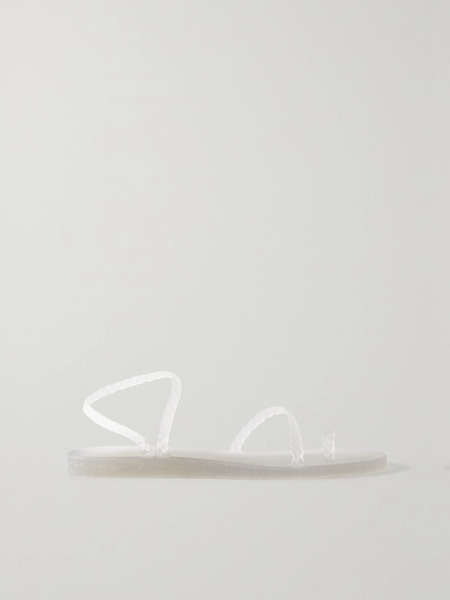  Ancient Greek Sandals Ancient Greek Sandals - Eleftheria Braided Rubber Sandals - Clear 