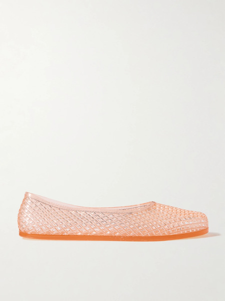  Ancient Greek Sandals Ancient Greek Sandals - Iro Pvc Ballet Flats - Blush 