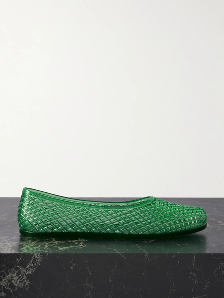  Ancient Greek Sandals Ancient Greek Sandals - Iro Pvc Ballet Flats - Green 