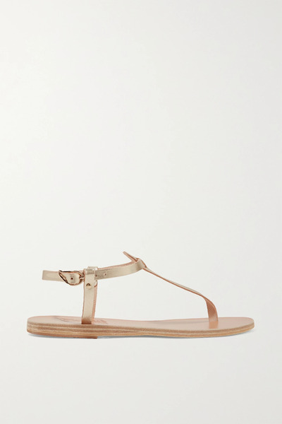  Ancient Greek Sandals Ancient Greek Sandals - Lito Metallic Leather Sandals - Gold 