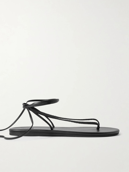  Ancient Greek Sandals Ancient Greek Sandals - Sfendoni Sandals - Black 
