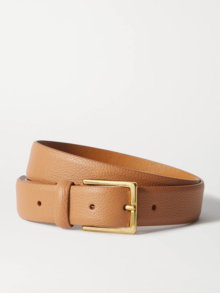  Anderson's Anderson's - Textured-leather Belt - Tan 