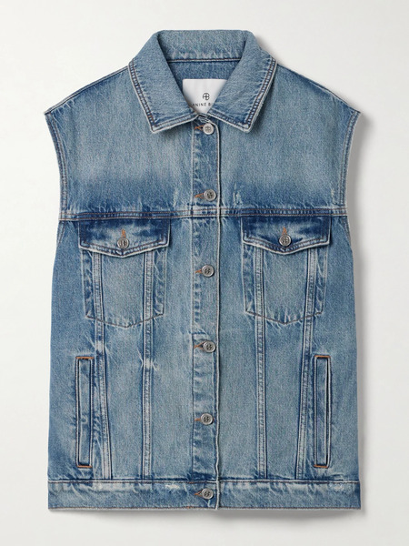  Anine Bing Anine Bing - Rory Denim Vest - Mid Denim 