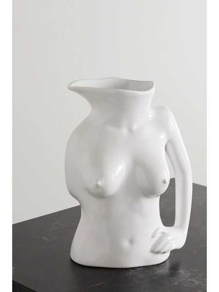  Anissa Kermiche Anissa Kermiche - Jugs Jug Ceramic Vase - White 
