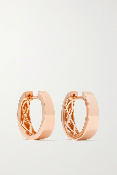  Anita Ko Anita Ko - Small Meryl 18-karat Rose Gold Hoop Earrings - One Size 