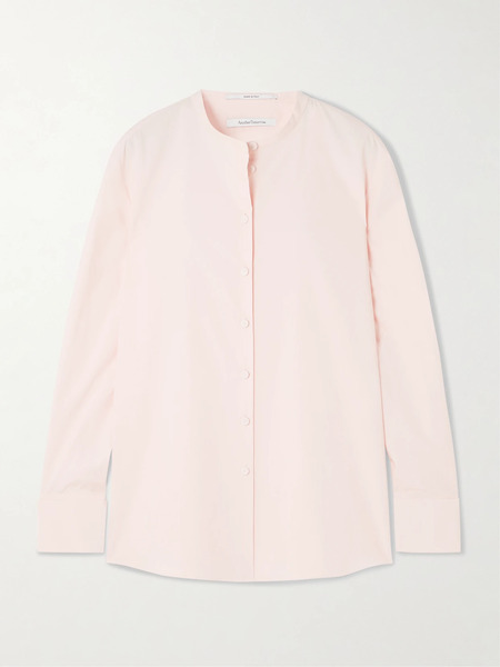  Another Tomorrow Another Tomorrow - Organic Cotton Blouse - Pastel Pink 