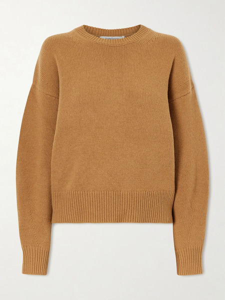 Another Tomorrow Another Tomorrow - Recycled-cashmere And Wool-blend Sweater - Camel 