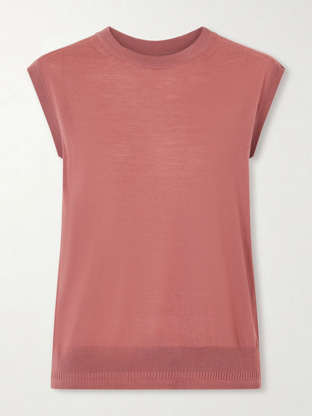  Another Tomorrow Another Tomorrow - Wool Tank - Brown 