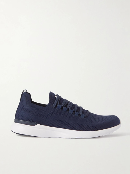  Apl Athletic Propulsion Labs Apl Athletic Propulsion Labs - Techloom Breeze Mesh Sneakers - Navy 