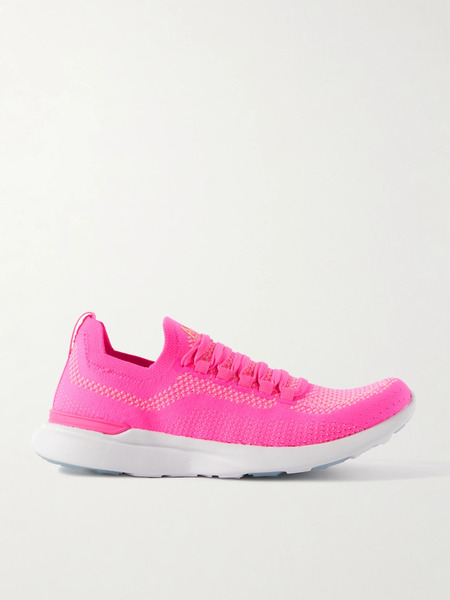  Apl Athletic Propulsion Labs Apl Athletic Propulsion Labs - Techloom Breeze Mesh Sneakers - Pink 