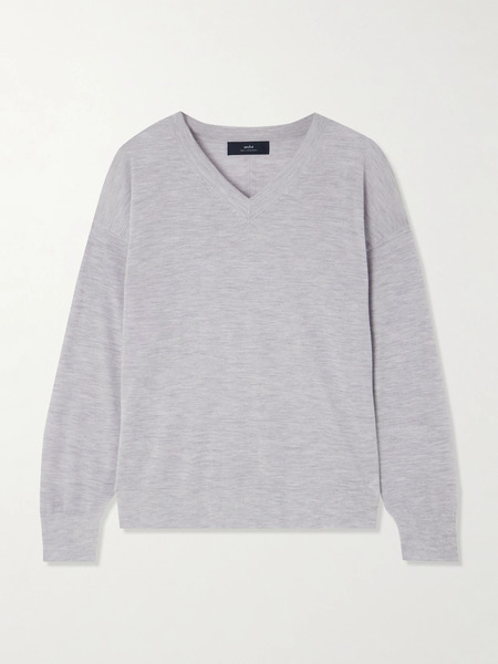  Arch4 Arch4 - Chiswick Cashmere Sweater - Light Gray 