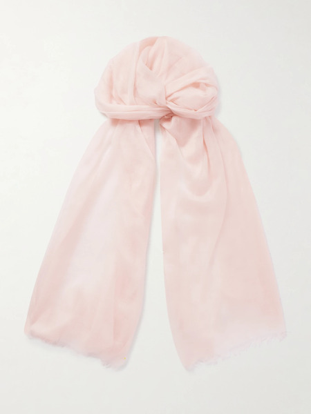  Arch4 Arch4 - Fringed Cashmere Scarf - Pink 