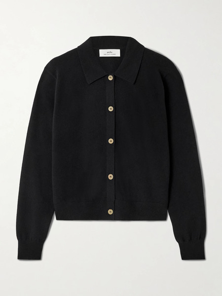  Arch4 Arch4 - Queen's Gate Organic Cashmere Cardigan - Black 
