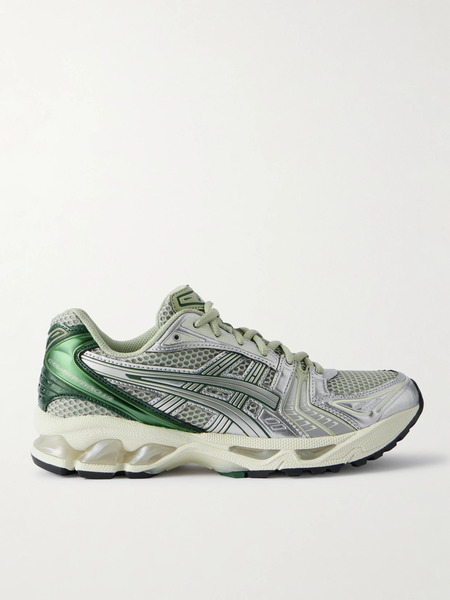  Asics Asics - Gel-kayano 14 Metallic And Rubber-trimmed Mesh Sneakers - Silver 