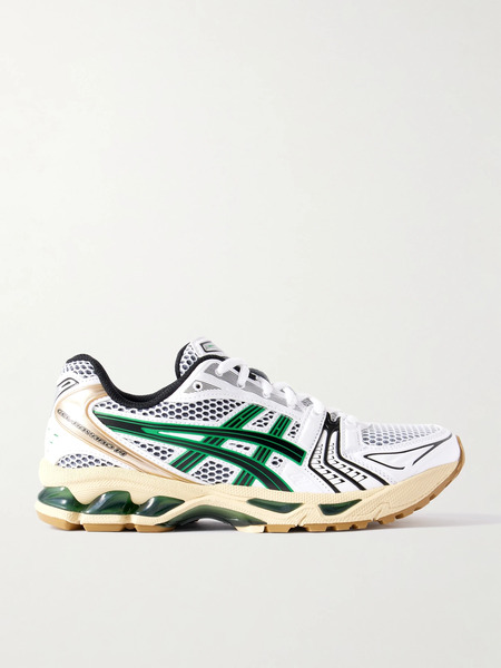  Asics Asics - Gel-kayano 14 Metallic And Rubber-trimmed Mesh Sneakers - White 