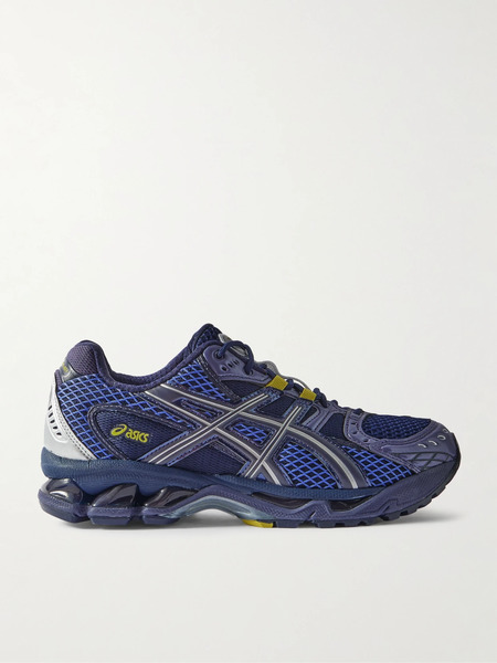  Asics Asics - Gel-nimbus 10.1 Metallic Rubber-trimmed Mesh Sneakers - Navy 