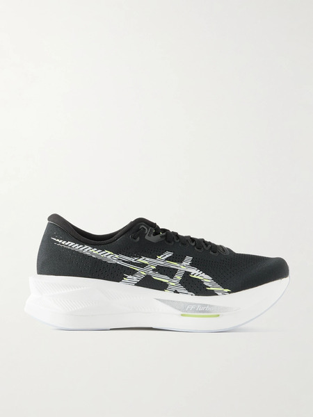 Asics Asics - Sonicblast Printed Stretch-knit Sneakers - Black 