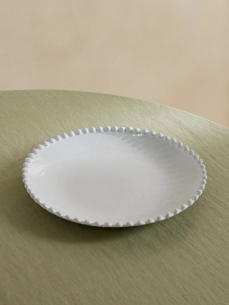  Astier De Villatte Astier De Villatte - Adélaïde Ceramic Dinner Plate - White 