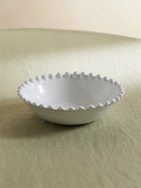  Astier De Villatte Astier De Villatte - Adélaïde Small Ceramic Soup Plate - White 