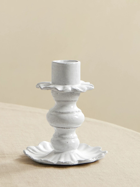  Astier De Villatte Astier De Villatte - Ceramic Candlestick - White 