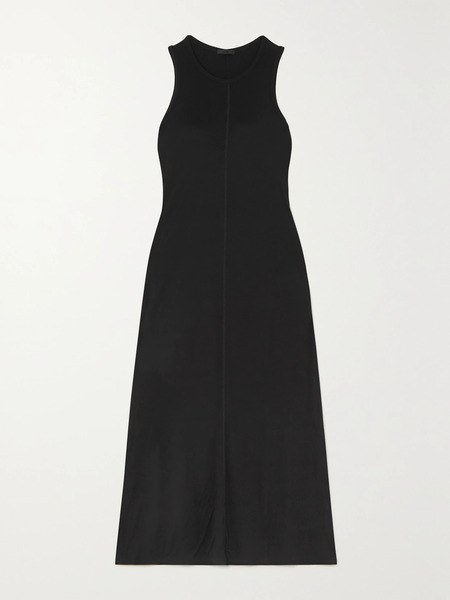  Atm Anthony Thomas Melillo Atm Anthony Thomas Melillo - Modal-jersey Maxi Dress - Black 
