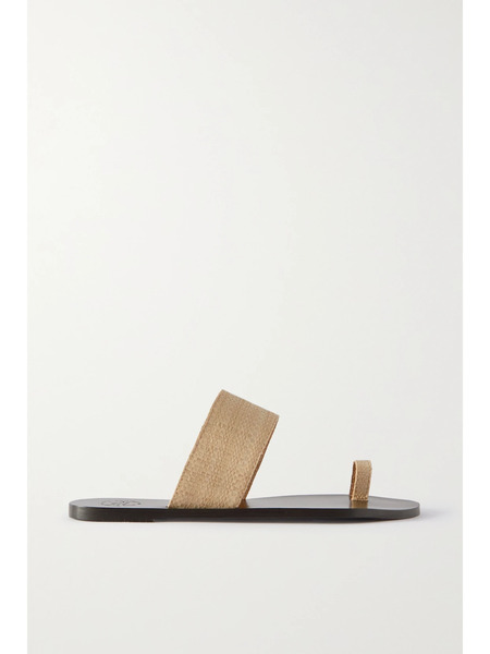  Atp Atelier Atp Atelier - + Net Sustain Astrid Raffia Sandals - Beige 