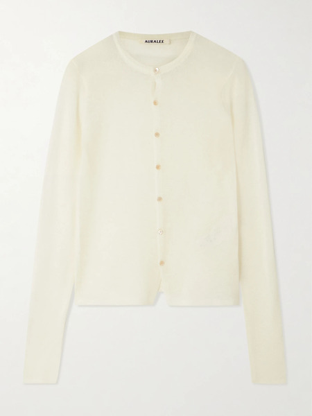  Auralee Auralee - Cashmere Cardigan - Ivory 