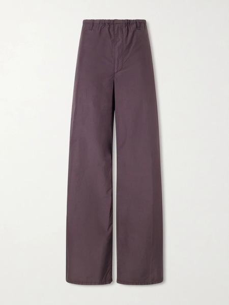  Auralee Auralee - Cotton Wide-leg Pants - Brown 