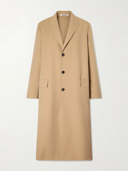  Auralee Auralee - Wool-blend Gabardine Coat - Beige 