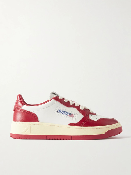  Autry Autry - Medalist Low Leather Sneakers - Red 