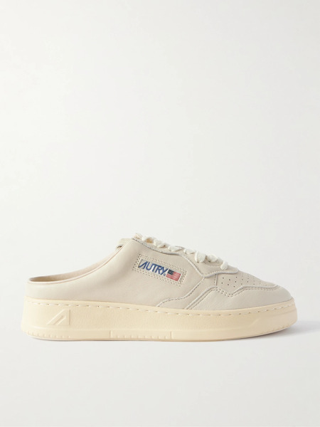  Autry Autry - Medalist Mule Leather Sneakers - Off-white 