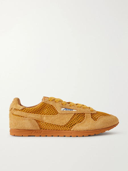  Autry Autry - Windspin Knit And Suede Sneakers - Tan 