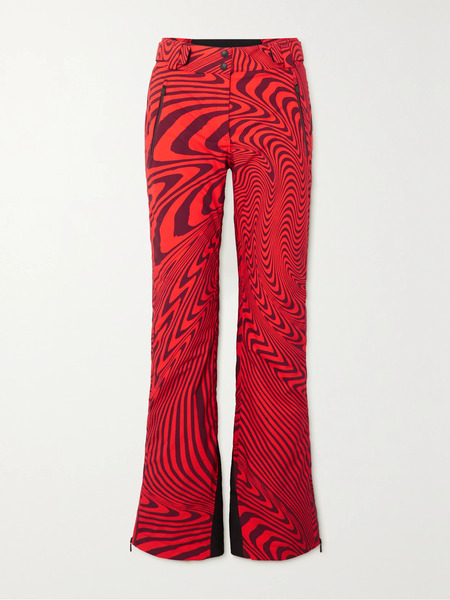  Aztech Mountain Aztech Mountain - + Ed Curtis Printed Padded Stretch Ski Pants - Red 