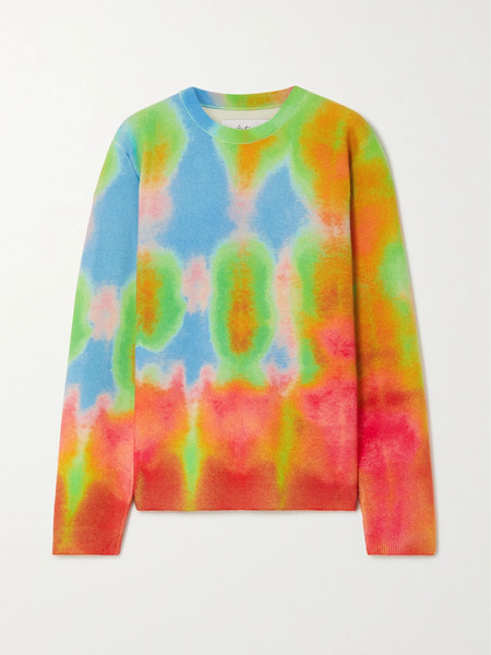  Aztech Mountain Aztech Mountain - Gonzo Tie-dyed Cashmere Sweater - Green 