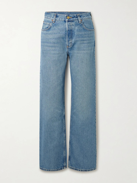  B Sides B Sides - Bec High-rise Wide-leg Jeans - Mid Denim 