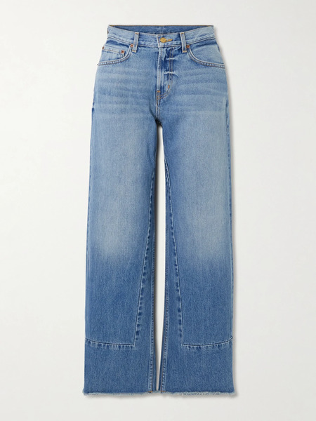  B Sides B Sides - Marcel Mid-rise Straight-leg Jeans - Mid Denim 