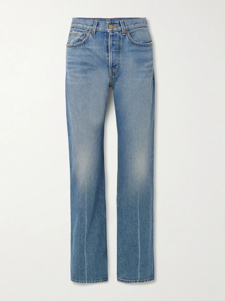  B Sides B Sides - Tilda Mid-rise Straight-leg Jeans - Mid Denim 