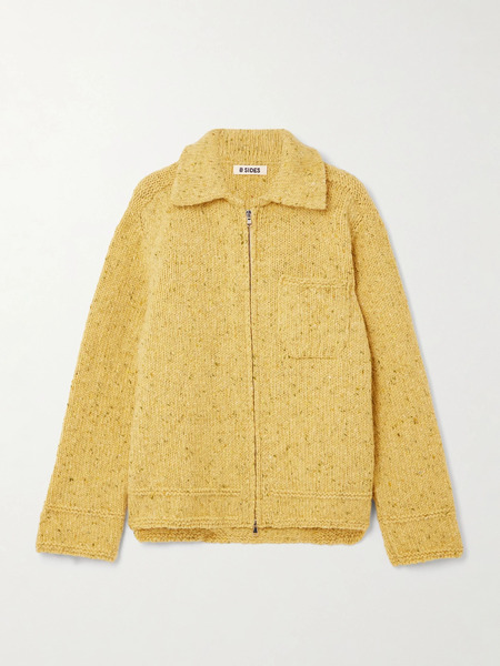  B Sides B Sides - Wool Knitted Jacket - Yellow 