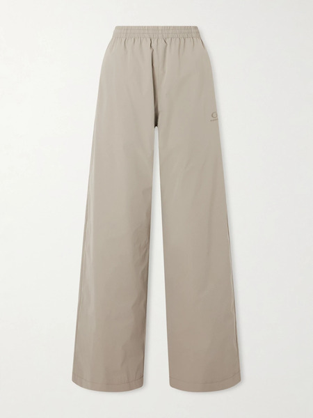  Balenciaga Balenciaga - Embroidered Shell Pants - Beige 