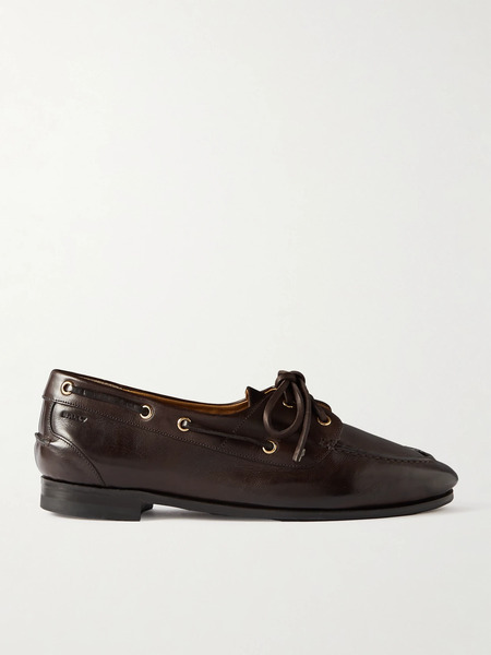  Bally Bally - Pathy Leather Boat Shoes - Brown 