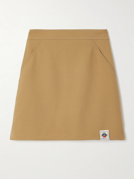  Bally Bally - Wool-blend Mini Skirt - Camel 