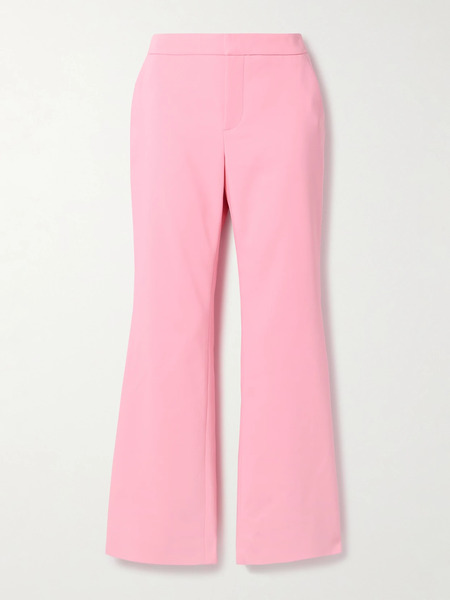  Balmain Balmain - Crepe Straight-leg Pants - Pink 