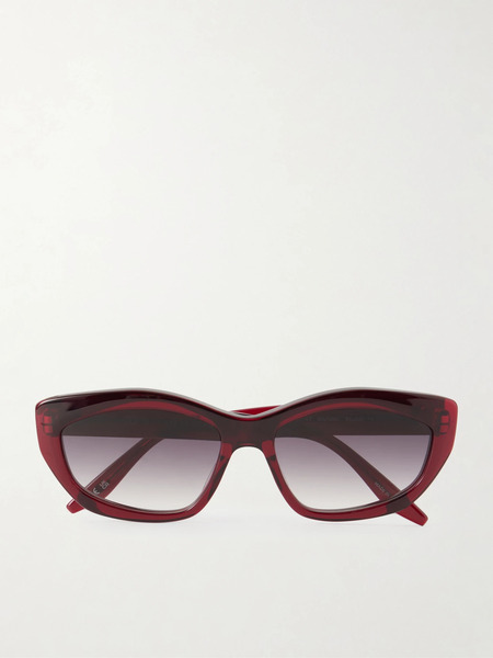  Barton Perreira Barton Perreira - Bessie Cat-eye Acetate Sunglasses - Red 